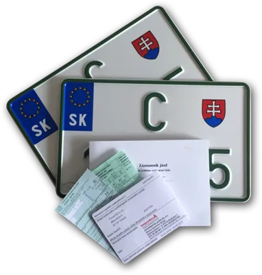 Slovenské prevozné značky typu C s dokladmi